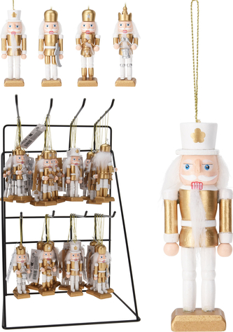 ZAWIESZKA DZIADEK DO ORZECHÓW 10CM 4 ROD