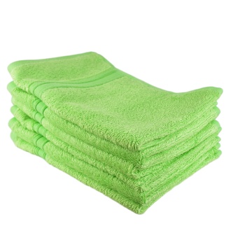 Sada bambusových ručníků na ruce 6 ks 30x50, zelené