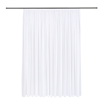 Efektní voál z recyklovaného materiálu - bílá, 245 mm, 300 mm