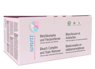 Sonett Bělící prostředek a odstraňovač skvrn 5 kg - na skvrny od vína, kávy, trávy či krve Sonett Bělící prostředek a odstraňovač skvrn 5 kg - na skvrny od vína, kávy, trávy či krve