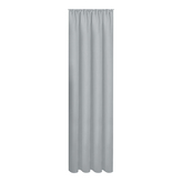 Bavlněný závěs s páskou a tunýlkem - antracit, 245 mm, 140 mm