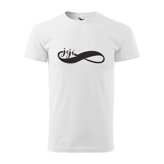 Tričko s potiskem Navždy její: bílé 2XL