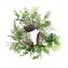 Věneček zelený s jinovatkou Ø28 cm