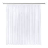 Záclona Alina, bílá, řasící páska - 245 mm, 450 mm