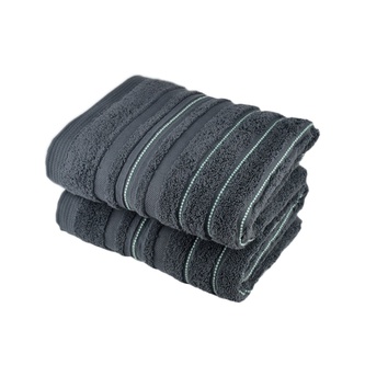 Ručník STRIPES šedý 50x90 cm