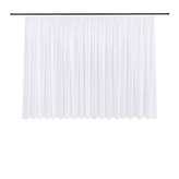 Záclona Laura, bílá, řasící páska - 175 mm, 450 mm