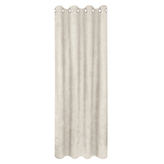 Záclona s kroužky, uni, termo-blackout - béžová, 245 mm, 145 mm