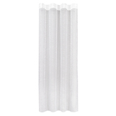 Záclona s kroužky, struktura, uni - světle šedá, 245 mm, 140 mm