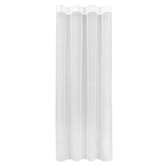 Záclona s kroužky, struktura, uni - světle šedá, 245 mm, 140 mm