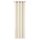 Dekorační závěs s očky, smetanový - přírodní, 245 mm, 140 mm