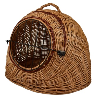Přepravka proutěná pro domácí zvířata 40x50x42 cm
