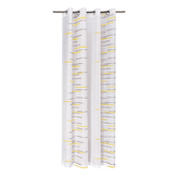 Závěs s kovovými očky Scherli, žlutý - žlutá, 245 mm, 140 mm