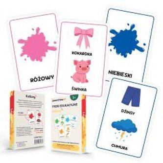 Karty obrazkowe Fiszki Kolory