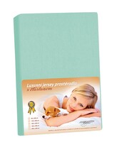 Jersey LUX - Tyrkysová - 160x200 cm