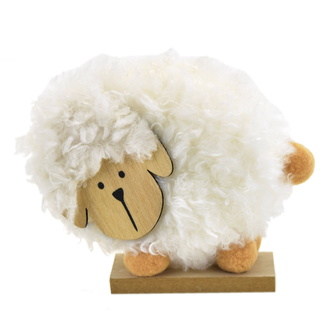 Beránek plyšový 12 cm