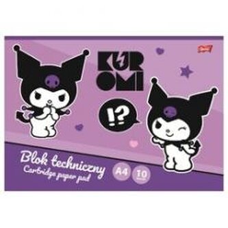 Blok techniczny A4/10K 190g/m2 Kuromi(10szt)