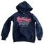 mikina chlapecká s kapucí, Wendee, ozfb11145-2, modrá - 146