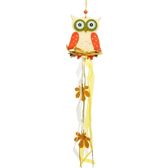 Závěs dřevěná sova