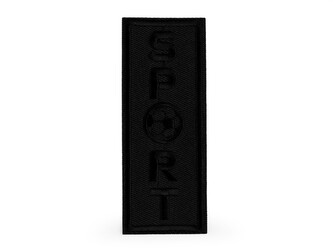 Nažehlovačka Sport - 10 ks - 3 černá