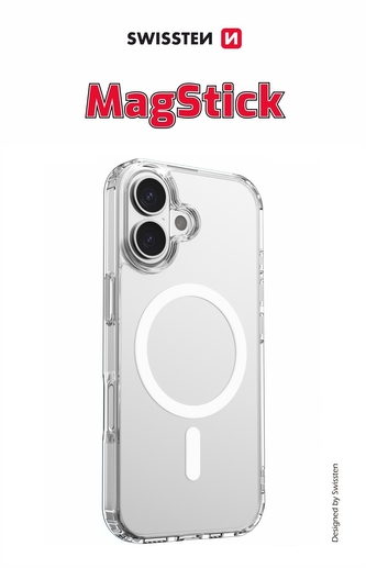 POUZDRO SWISSTEN CLEAR JELLY MagStick PRO APPLE IPHONE 17 TRANSPARENTNÍ