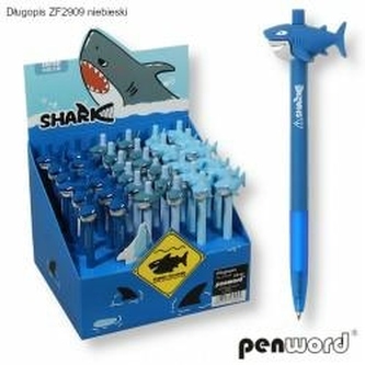 DŁUGOPIS ZF2909 REKIN NIEBIESKI