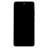 Motorola G56 LCD Display + Dotyková Deska + Přední Kryt Black Oyster (Service Pack)