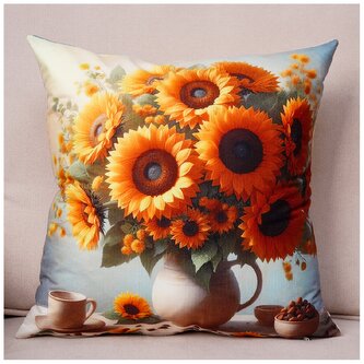 Dekorační polštář SUNFLOWER 40x40 cm  Mybesthome