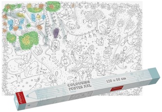 Kolorowanka podłogowa XXL Wróżki, Monumi