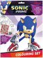 Zestaw do kolorowania + 6 kredek + naklejki Sonic, Kids