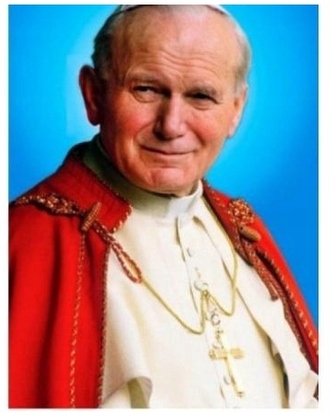 Mozaika diamentowa 30x40cm Święte papież Jan Paweł II, Norimpex