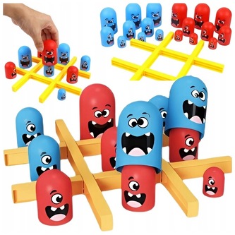 Gra Kółko i krzyżyk potworki zjadające się, Norimpex