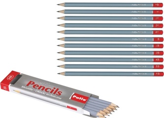 Ołówki 2H Silver Star op. 12 szt., Patio