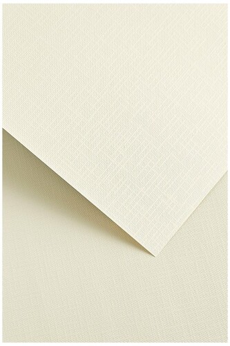 Karton ozdobny Ryps kremowy 20 szt./op. 180 g/m2, Galeria Papieru