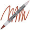 Marker dwustronny Identi-Pen F/EF brąz. XYKT12, Sakura