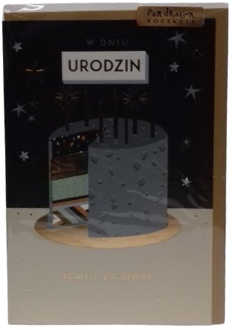 Karnet B6 HM-200 Urodziny męskie HM-200-2981