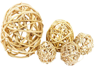Dekorace - Lata Ball 2 cm přírodní - 50 ks