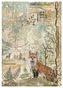 Papier ryżowy A4 Forest lisek, Stamperia