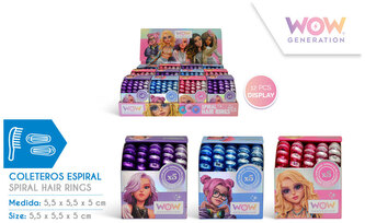 Gumki do włosów – spiralne op. 5szt. WoW Generation, Kids