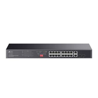 TP-LINK "8-Port 10/100Mbps + 3-Port Gigabit Desktop Switch with 8-Port PoE+PORT: 8× 10/100 Mbps PoE+ Ports, 2× Gigabit