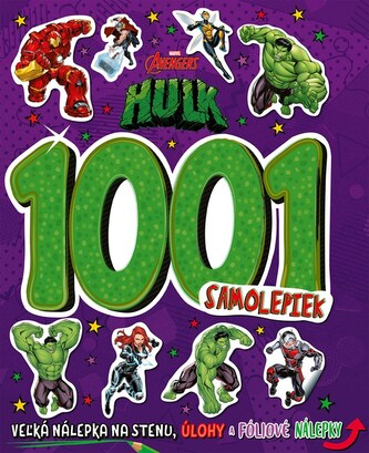Marvel Avengers - Hulk 1001 samolepiek