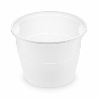 Miska (PP) bílá Ø127mm 750ml [50 ks]