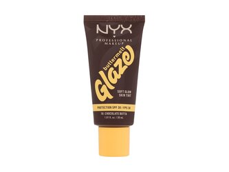 NYX Professional Makeup Buttermelt Makeup Glaze Soft Glow Skin Tint 30 ml 10 Chocolate Butta SPF30 pro ženy