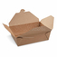 Food box (PAP/PE) nepromastitelný kraft `L` 195 x 138 x 88 mm 2500ml [40 ks]