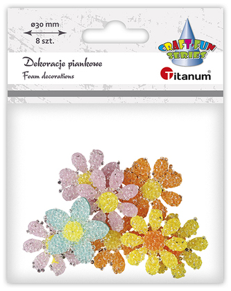 Dekoracja filcowa Kwiatki, Craft-Fun