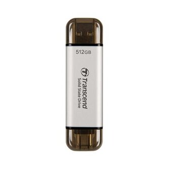 Transcend ESD310S 512GB, External SSD, USB 10Gbps, Type C A
