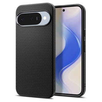 Spigen Liquid Air, matte black - Google Pixel 2025 Pro/Pixel 2025