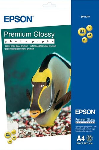 Epson A4, Premium Glossy Photo Paper (20 listů) C13S041287