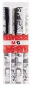 Długopis żelowy 0.5mm Manga nieb 4szt M&G;