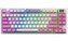 MSI herní klávesnice FORGE GK600 TKL Violet bezdrátová 2,4GHz+BT mechanická RGB USB-C display CZ+SK layout