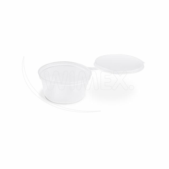 Dresinková miska (PP) s víčkem průhledná Ø50mm 30ml [100 ks]